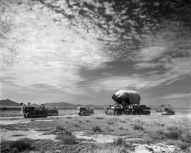 Trasladando Trinity en Nuevo Mexico. Wikimedia Commons